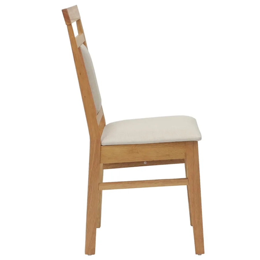 Chaise de salle à manger 2 pcs Naturel et clair - 6