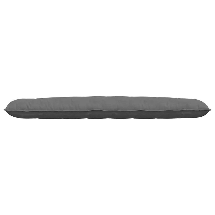 Coussin de Dos Gris foncé 200 x 50 cm Tissu en microfibre - 5
