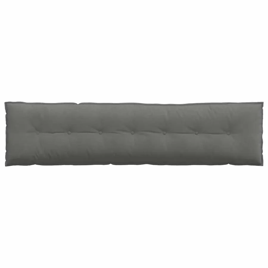 Coussin de Dos Gris foncé 200 x 50 cm Tissu en microfibre - 6