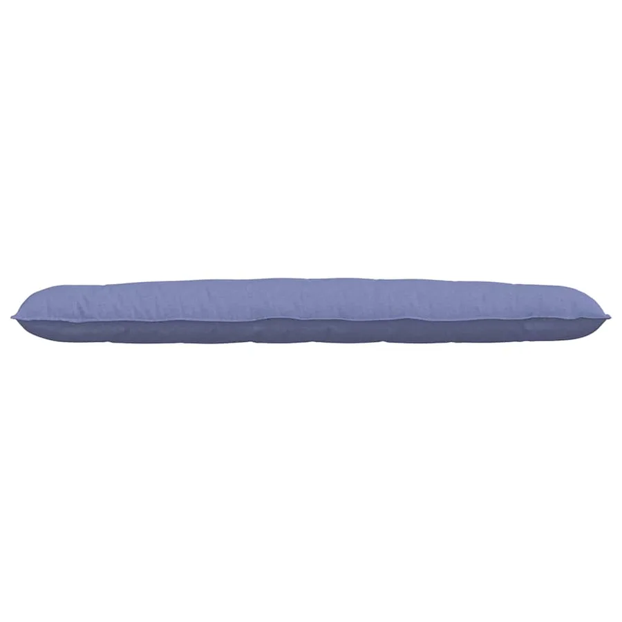 Coussin de Dos Bleu denim 200 x 19 x 50 cm tissu - 5
