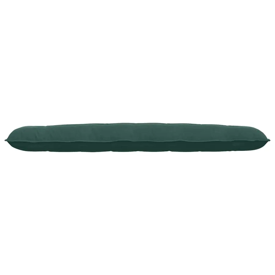 Coussin de Dos Vert foncé 200 x 50 cm Tissu en velours côtelé - 5