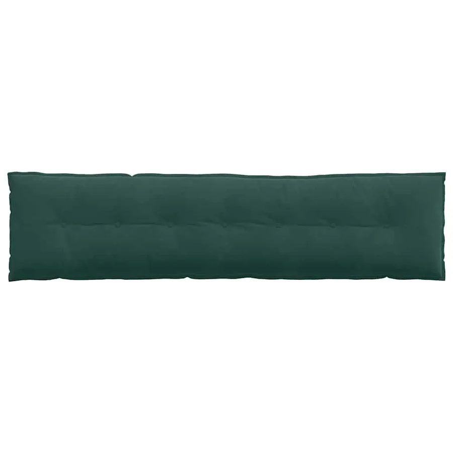 Coussin de Dos Vert foncé 200 x 50 cm Tissu en velours côtelé - 6