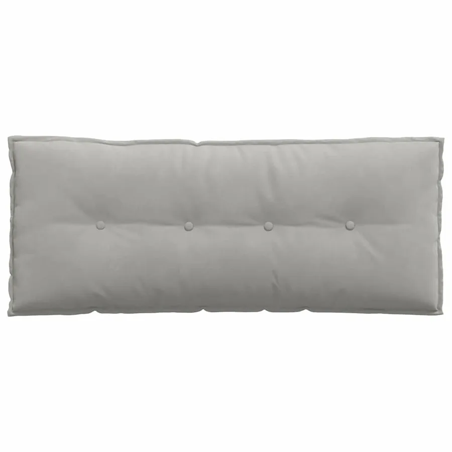 Coussin de Dos Gris clair 120 x 50 cm Tissu en microfibre - 6