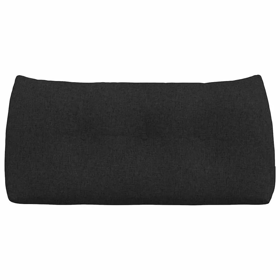 Coussin de Dos Noir 100 x 24 x 50 cm tissu - 6