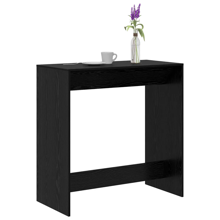 Table de bar Chêne noir 102 x 50 x 103,5 cm Bois d'ingénierie - 3