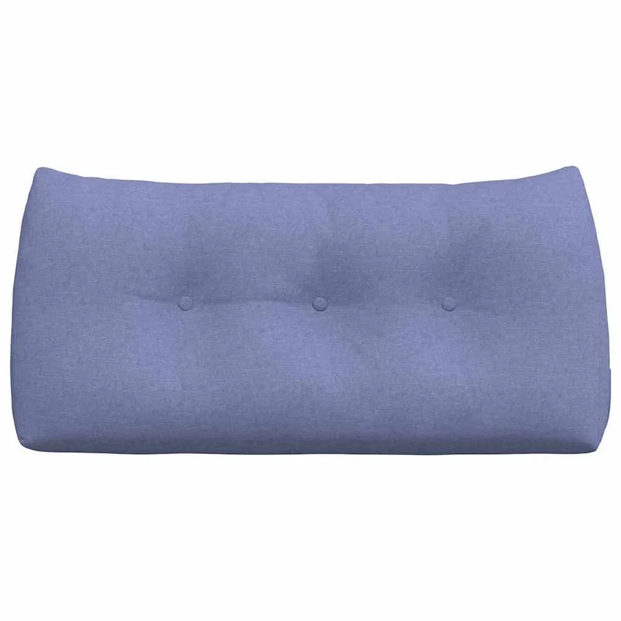 Coussin de Dos Bleu denim 100 x 24 x 50 cm tissu - 6