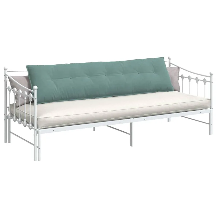 Coussin de Dos Vert Mer 200 x 50 cm Tissu en velours côtelé - 3