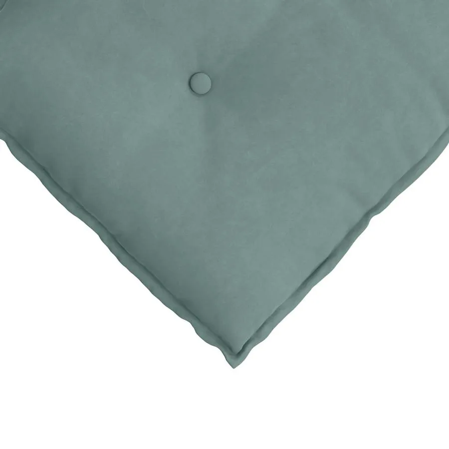 Coussin de Dos Vert Mer 200 x 50 cm Tissu en velours côtelé - 7