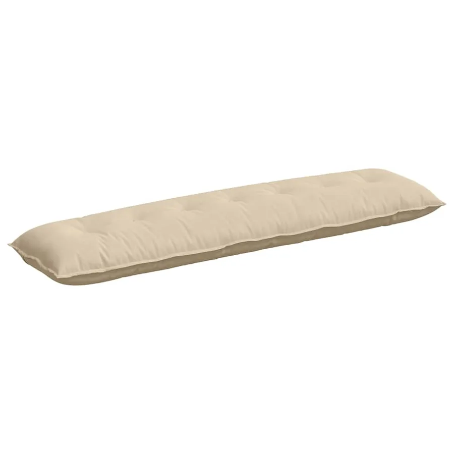 Coussin de Dos Crème 200 x 50 cm Tissu en microfibre - 2