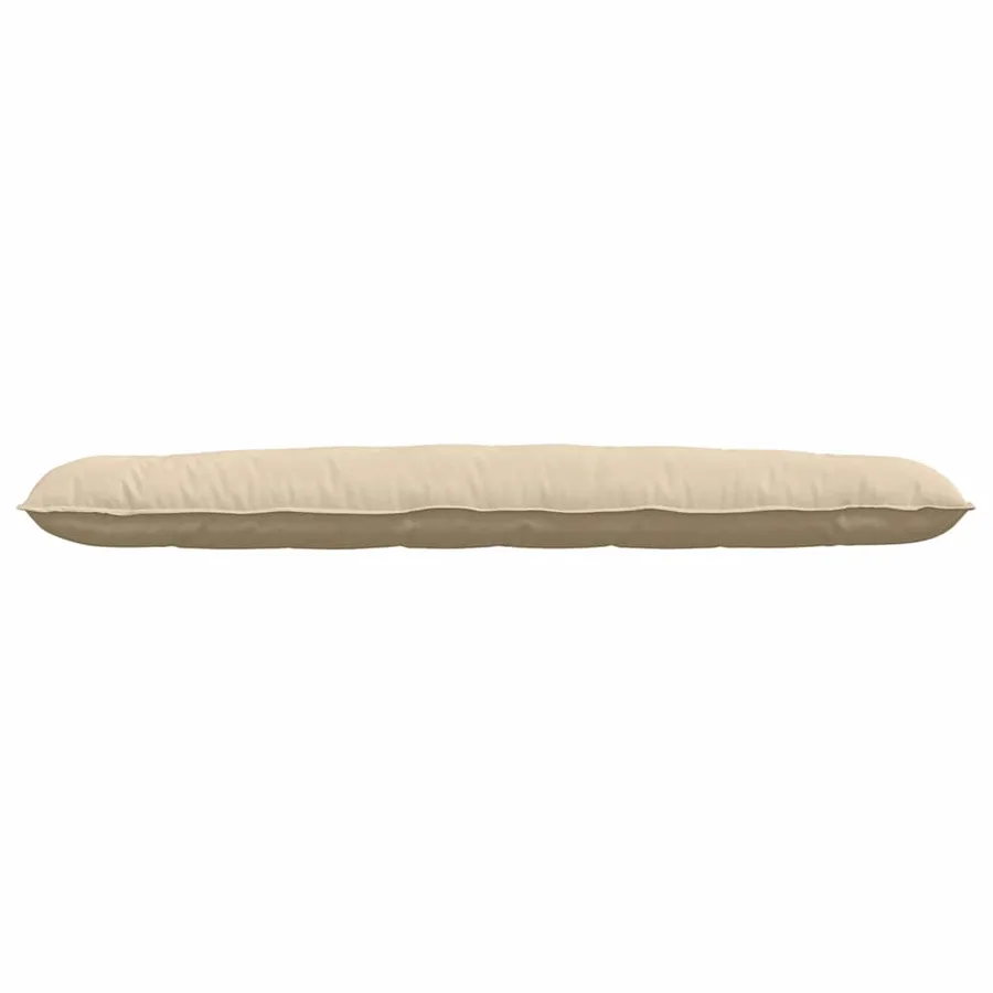 Coussin de Dos Crème 200 x 50 cm Tissu en microfibre - 5