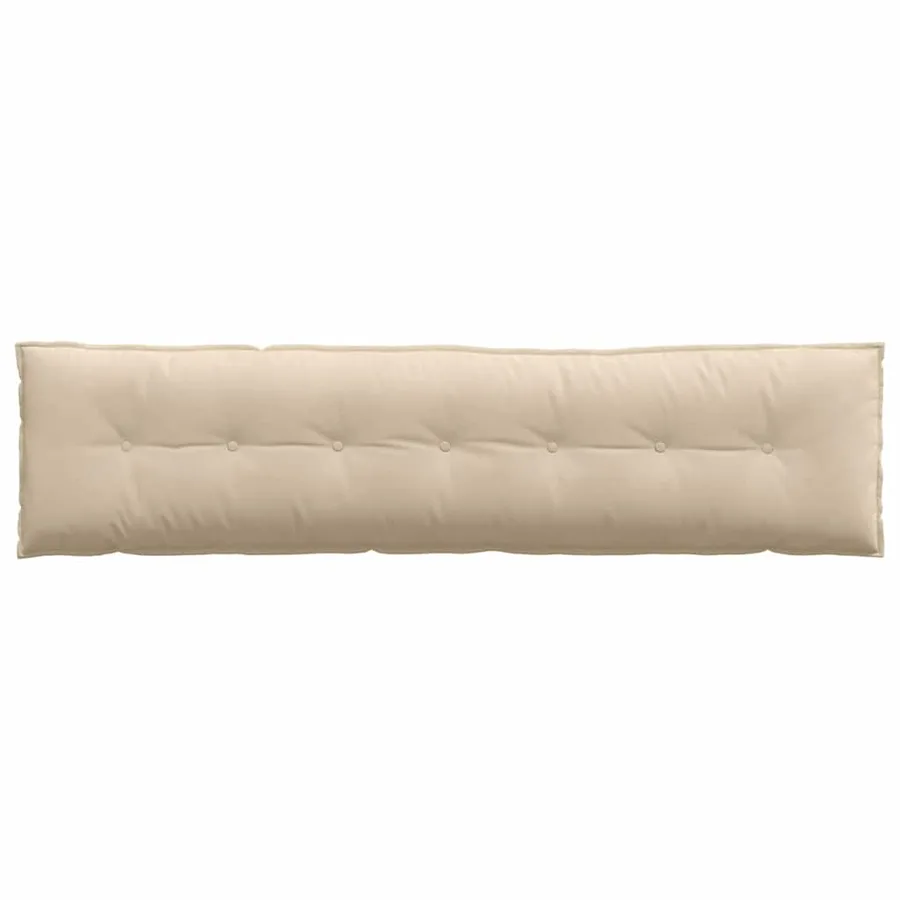 Coussin de Dos Crème 200 x 50 cm Tissu en microfibre - 6