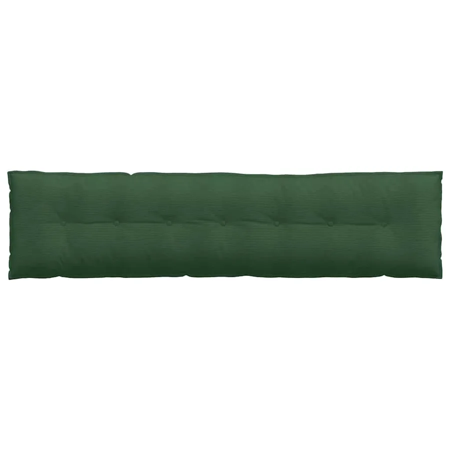 Coussin de Dos Vert Jungle 200 x 50 cm Tissu en velours côtelé - 6