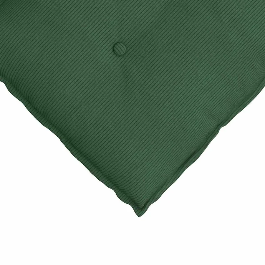 Coussin de Dos Vert Jungle 200 x 50 cm Tissu en velours côtelé - 7