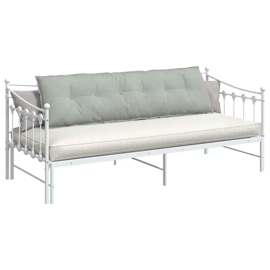 Coussin de Dos Gris clair 180 x 50 cm Tissu en velours côtelé - 3