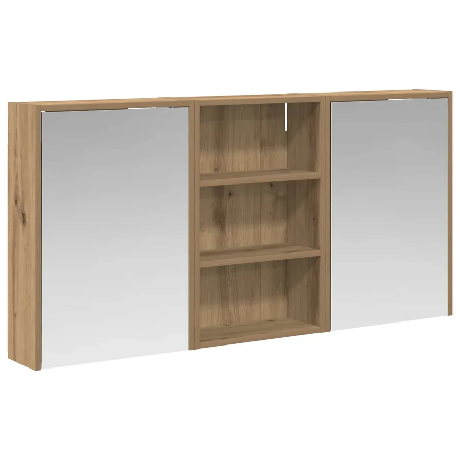 Ensemble de Meubles de Salle de Bain 3 pc 126 x 16 x 62.5 cm - 2