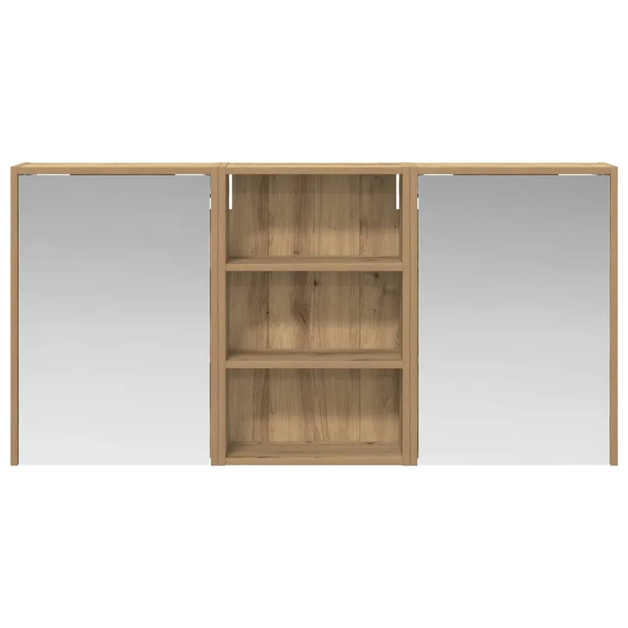 Ensemble de Meubles de Salle de Bain 3 pc 126 x 16 x 62.5 cm - 6