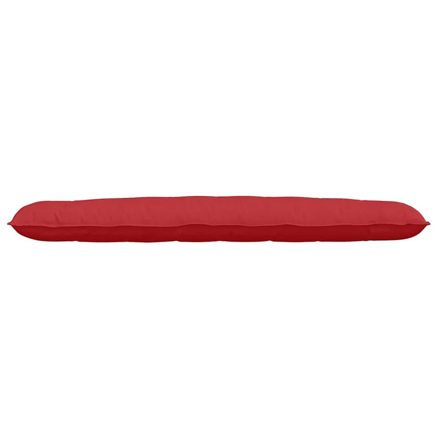 Coussin de Dos Rouge 200 x 19 x 50 cm tissu - 5