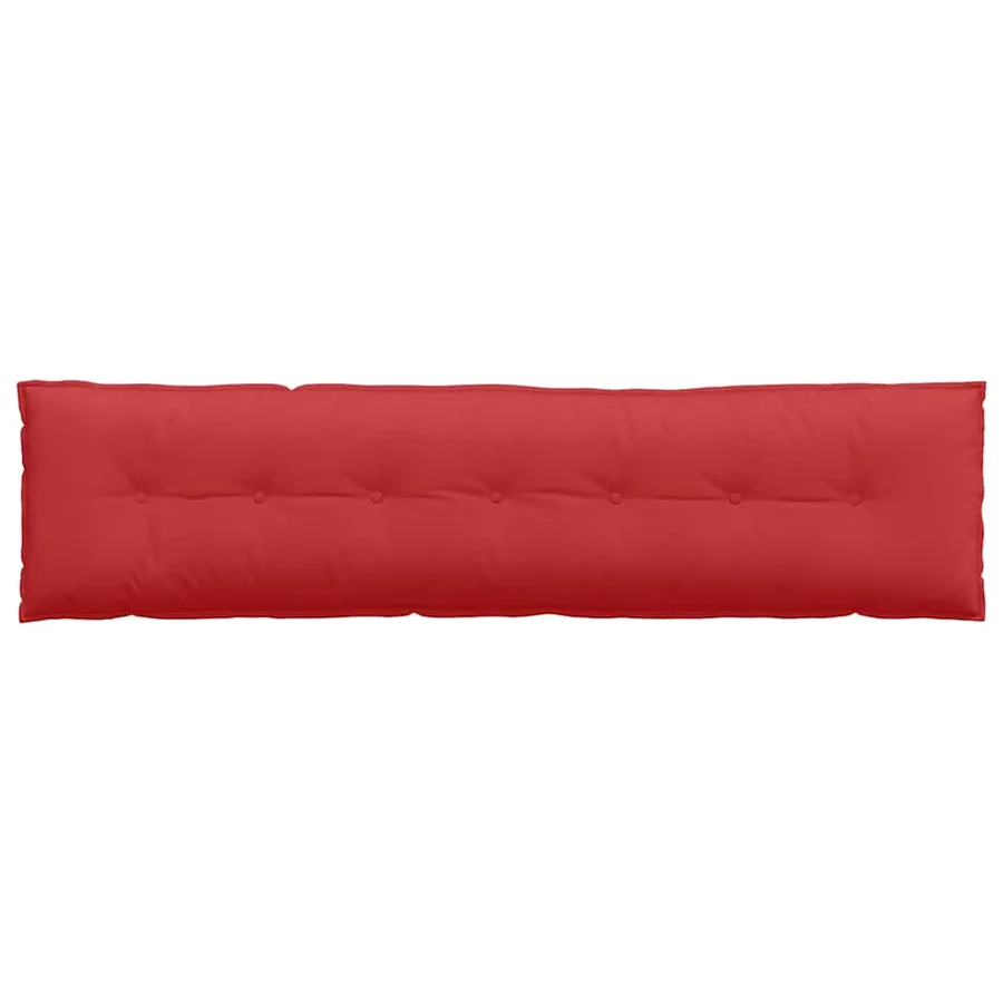 Coussin de Dos Rouge 200 x 19 x 50 cm tissu - 6