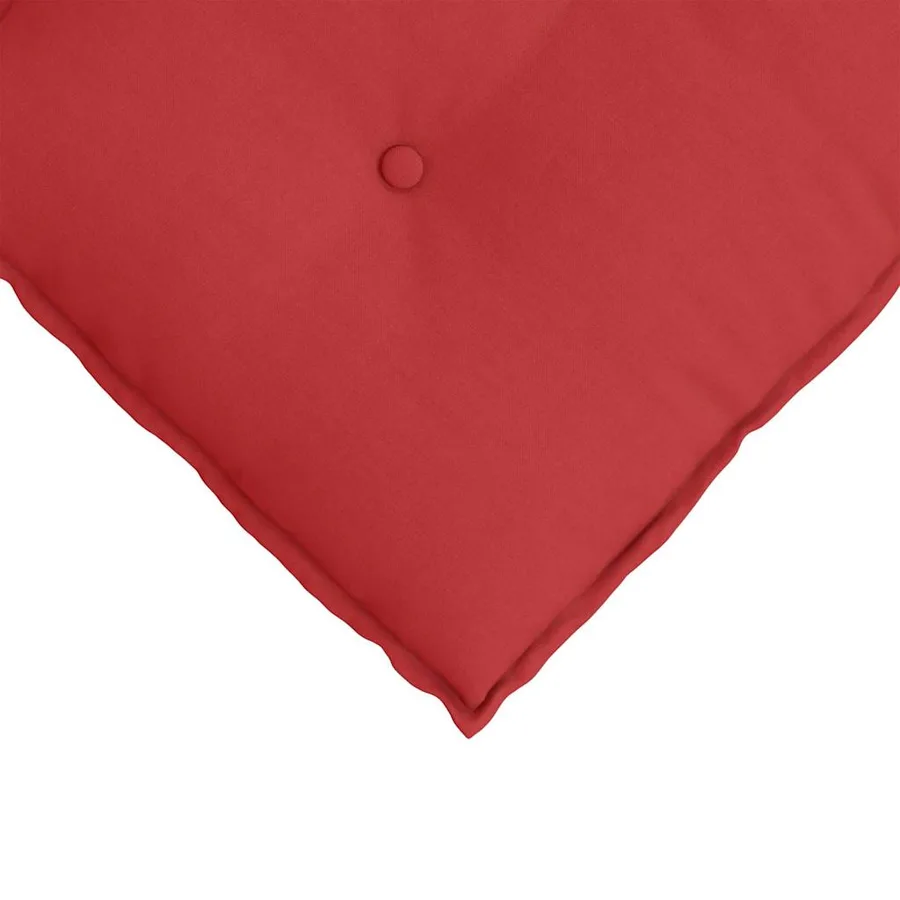 Coussin de Dos Rouge 200 x 19 x 50 cm tissu - 7