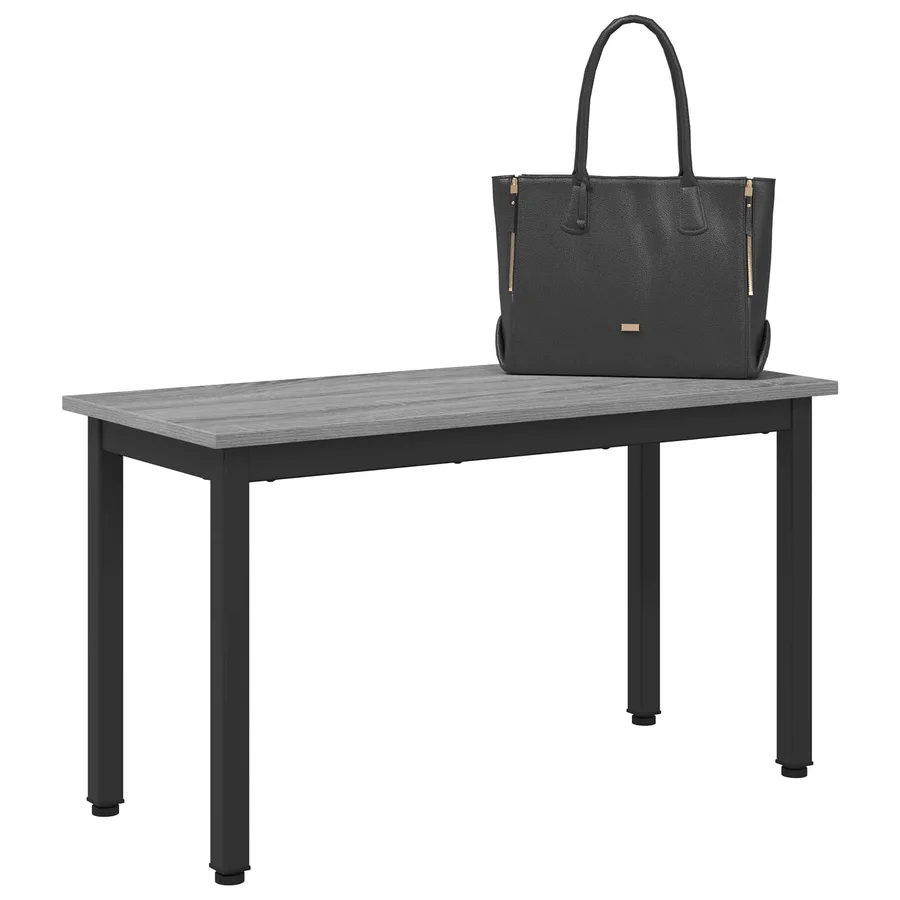 banc Gris Sonoma 80 x 35 x 45 cm Bois d'ingénierie - 3