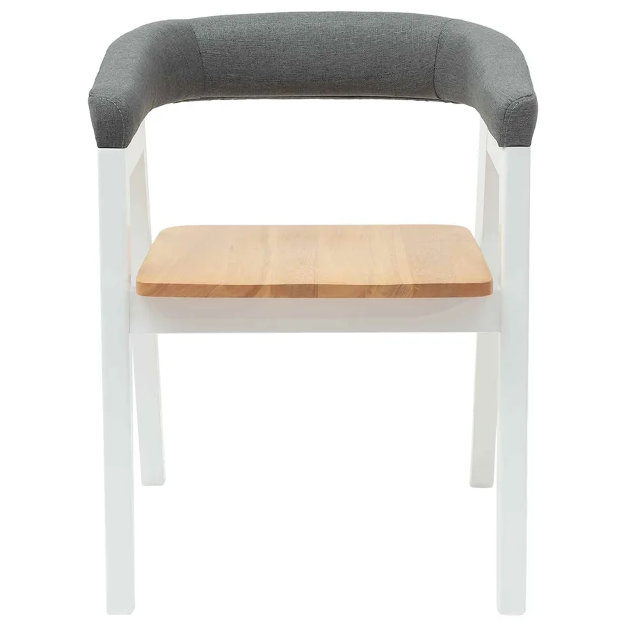 Chaises de salle à manger 2 pcs Blanc 54 x 57 x 73 cm - 5