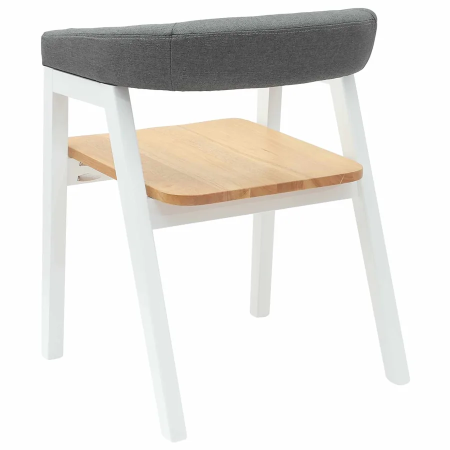 Chaises de salle à manger 2 pcs Blanc 54 x 57 x 73 cm - 7