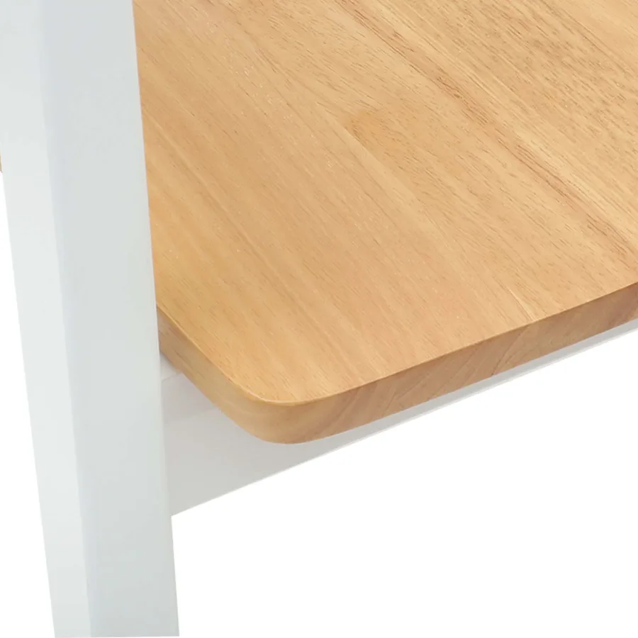 Chaises de salle à manger 2 pcs Blanc 54 x 57 x 73 cm - 9