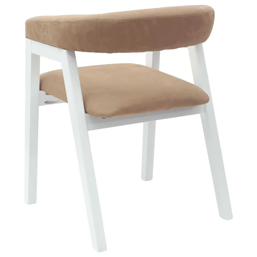 Chaises de salle à manger 2 pcs Blanc 54 x 57 x 73 cm - 7