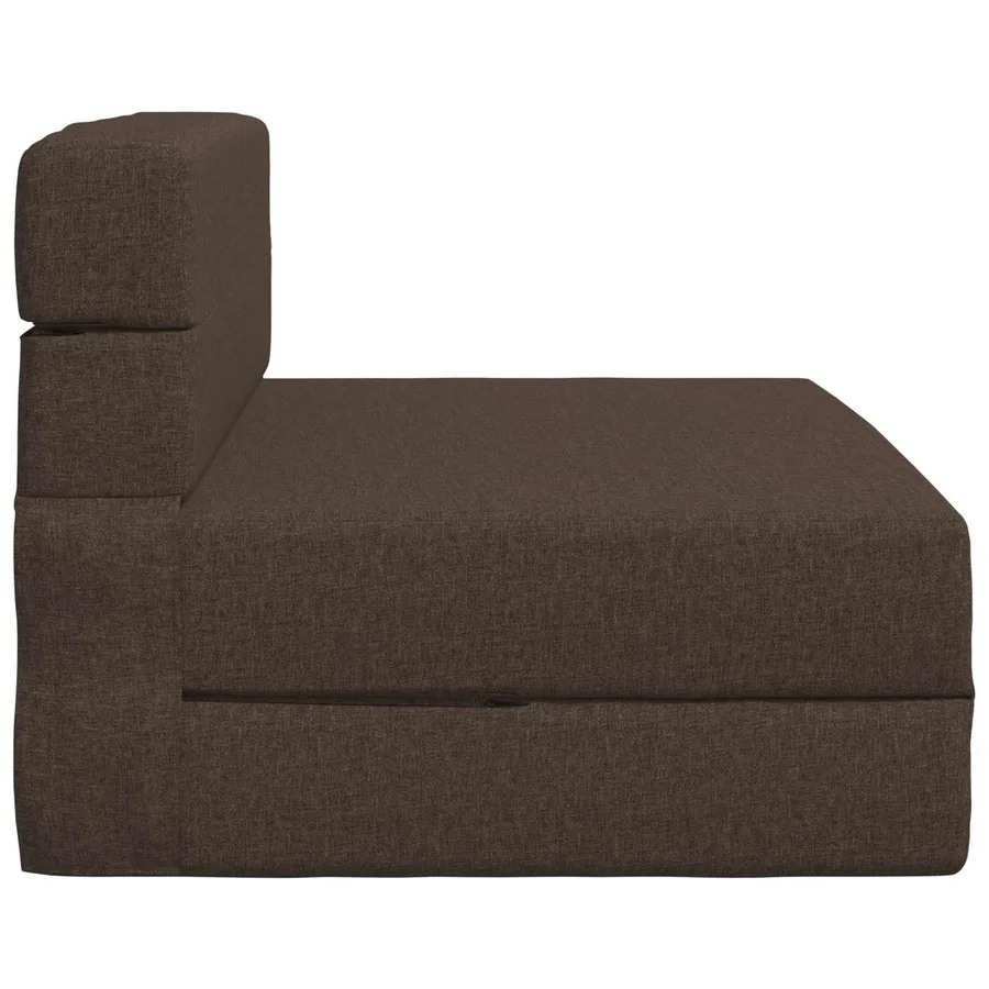 Canapé-lit pliable Taupe 70 x 72 x 60 cm Tissu - 4