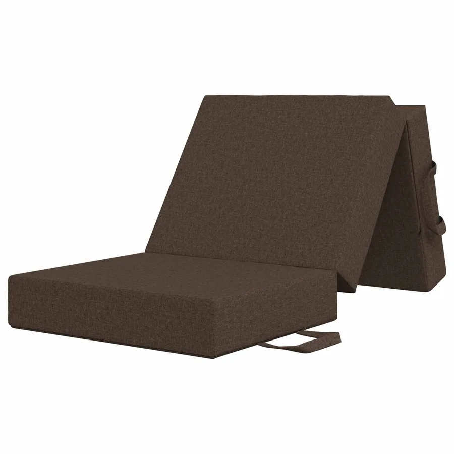 Canapé-lit pliable 75 x 63 x 45 cm Taupe - 3