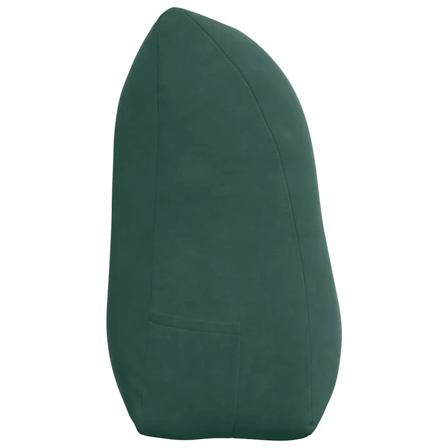 Coussin de Dos Vert foncé 100 x 24 x 50 cm Velours - 7
