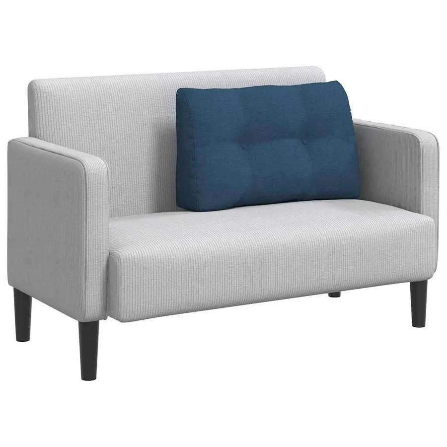 Coussin de Dos Bleu 80 x 24 x 50 cm tissu - 3