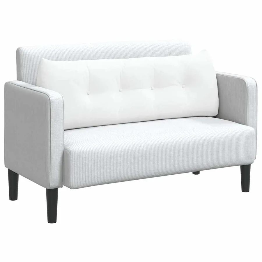 Coussin de Dos Blanc 140 x 24 x 50 cm tissu - 3
