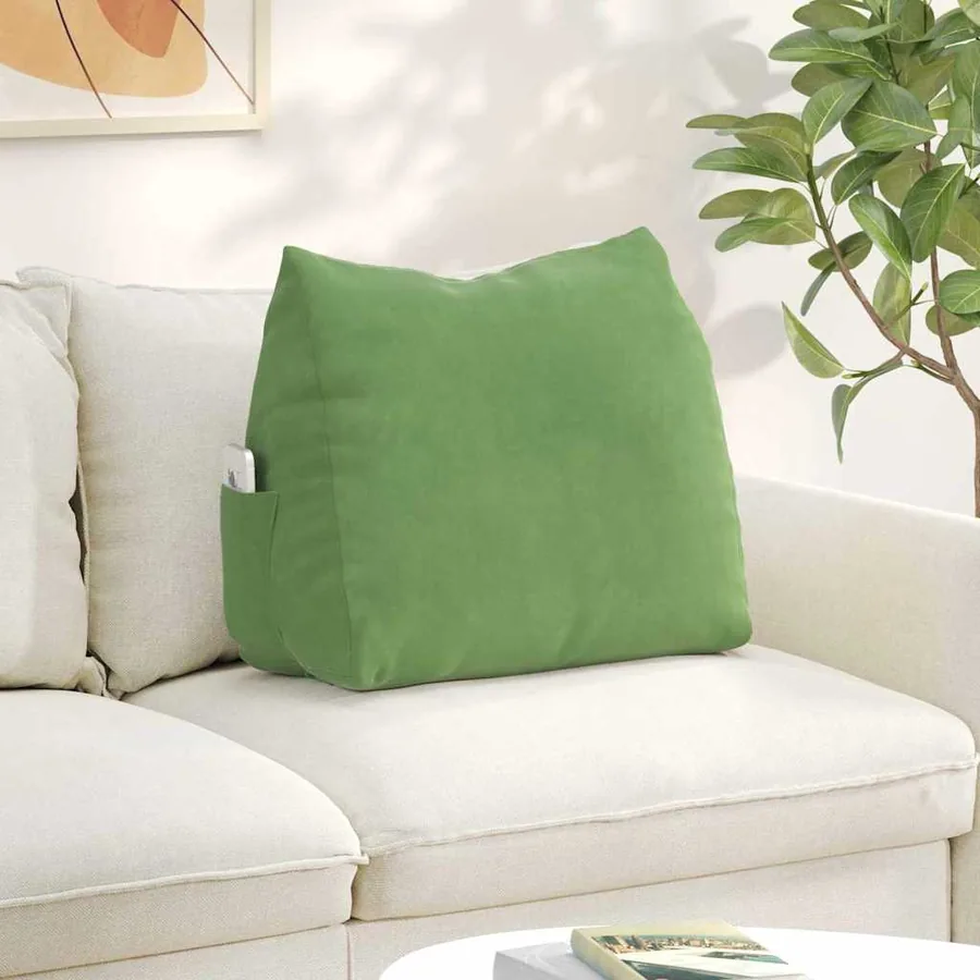 Coussin de Dos Vert clair 60 x 20 x 50 cm