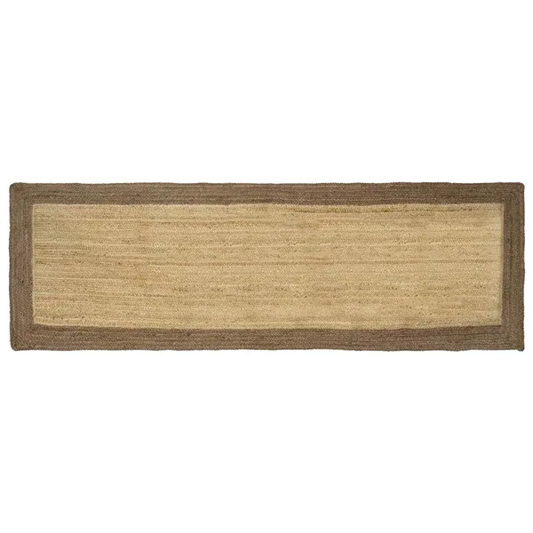 Tapis de surface Gris 80 x 200 cm Jute