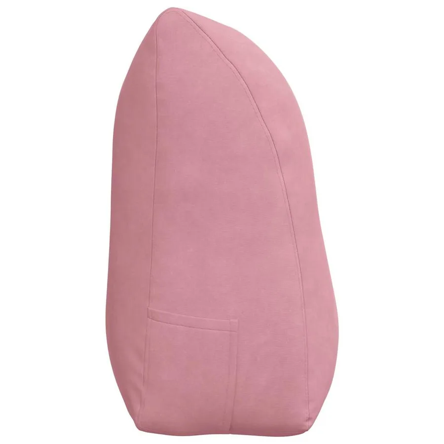 Coussin de Dos Rose 100 x 24 x 50 cm Velours - 7