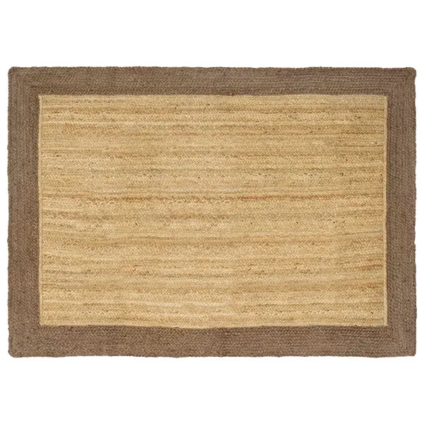 Tapis de surface Gris 120 x 170 cm Jute