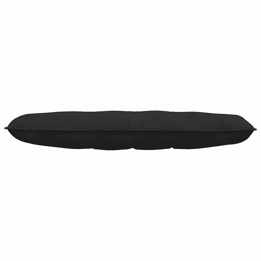 Coussin de Dos Noir 140 x 50 cm Tissu en microfibre - 5