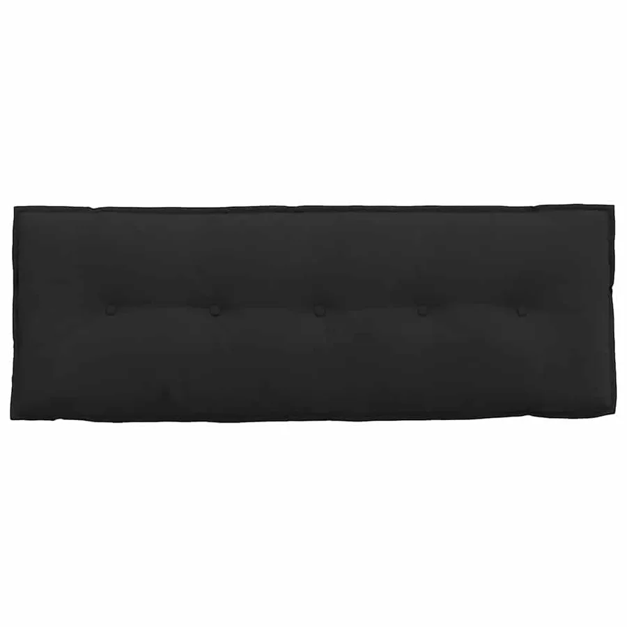 Coussin de Dos Noir 140 x 50 cm Tissu en microfibre - 6