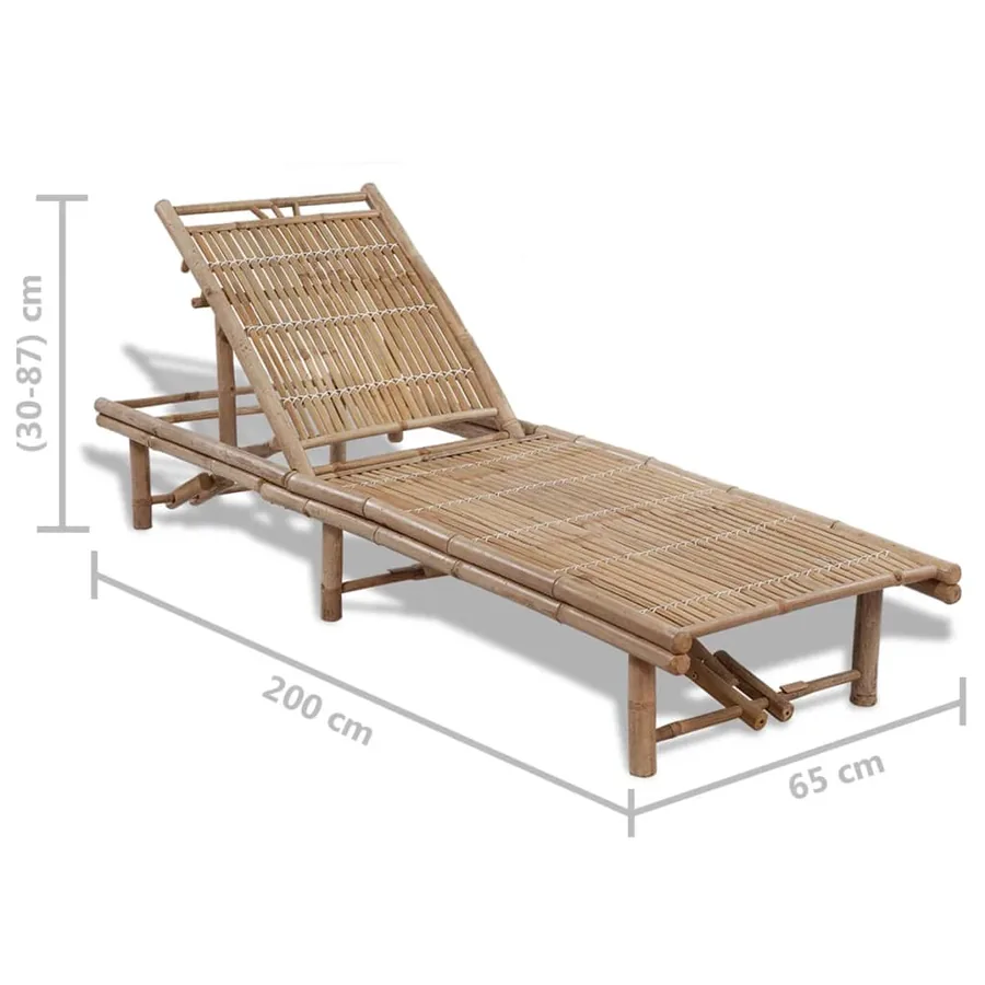 Chaise longue Bambou - 6
