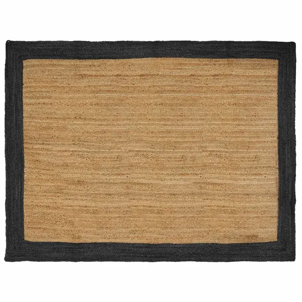 Tapis de surface Gris foncé 240 x 340 cm Jute