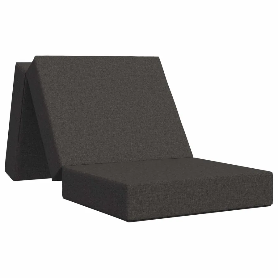 Canapé-lit pliable 75 x 67 x 45 cm Gris foncé - 2