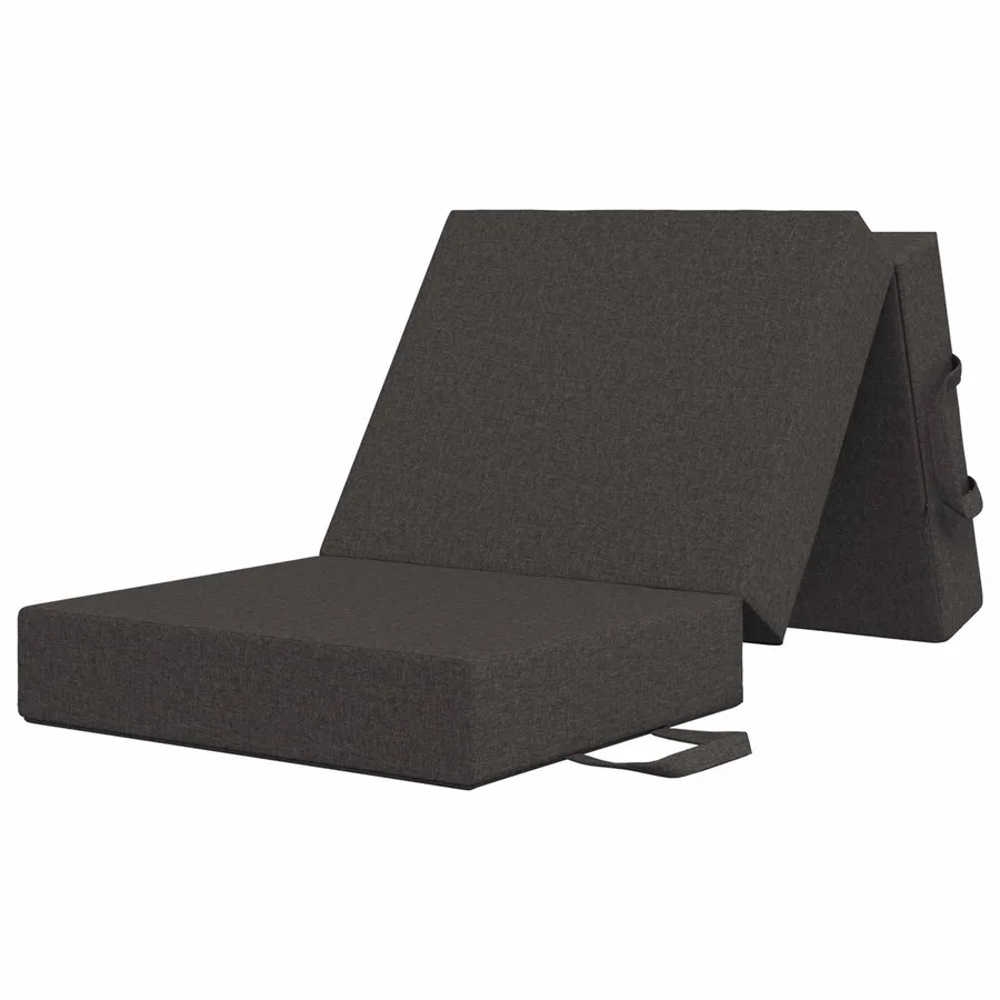 Canapé-lit pliable 75 x 67 x 45 cm Gris foncé - 3