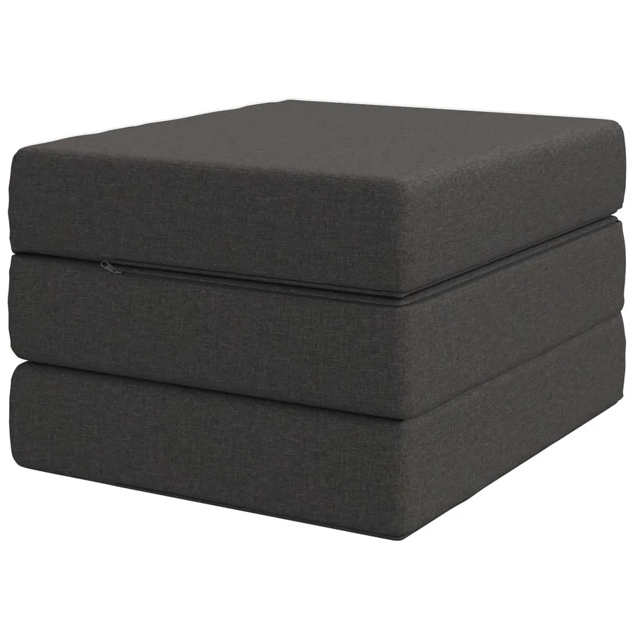 Canapé-lit pliable 75 x 67 x 45 cm Gris foncé - 5