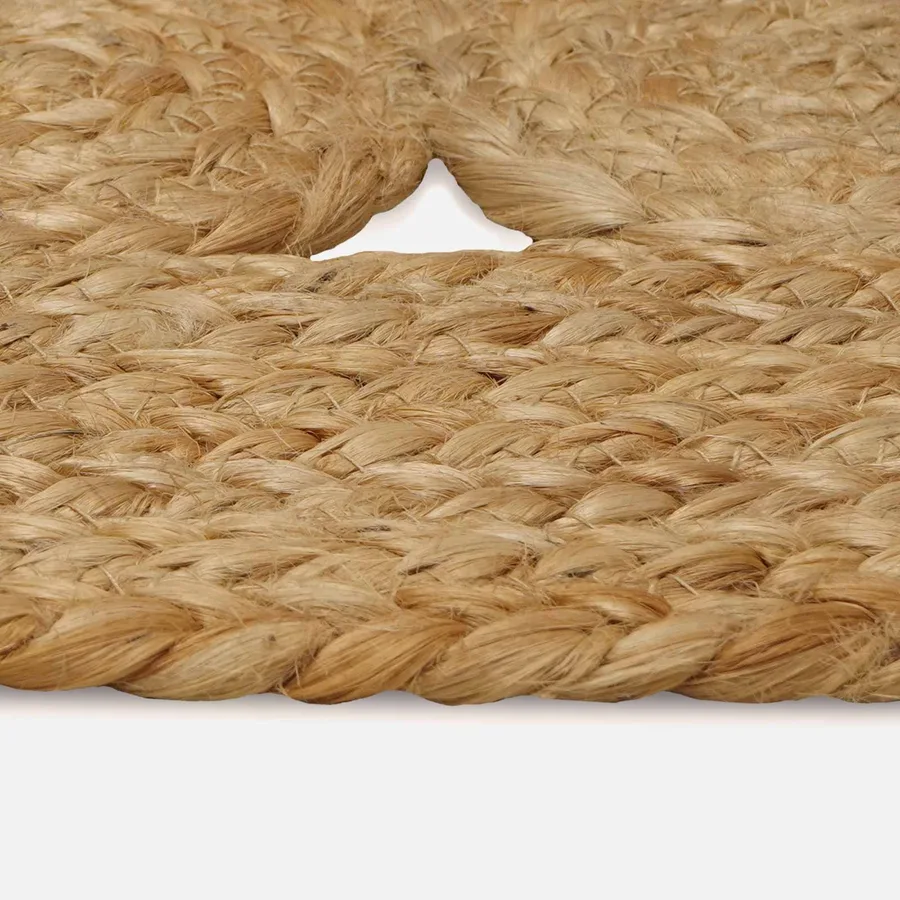 Tapis de surface Naturel 152 x 245 cm Jute - 4