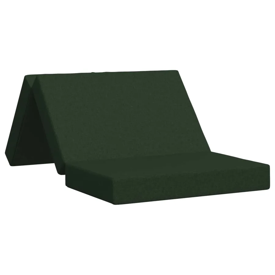 Canapé-lit pliable 80 x 67 x 45 cm Vert foncé - 2