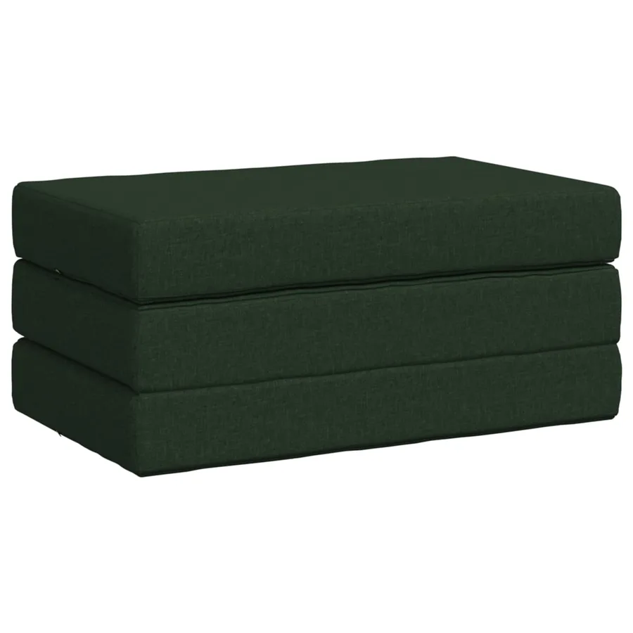 Canapé-lit pliable 80 x 67 x 45 cm Vert foncé - 3