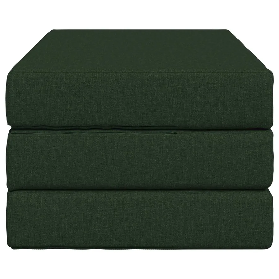 Canapé-lit pliable 80 x 67 x 45 cm Vert foncé - 4