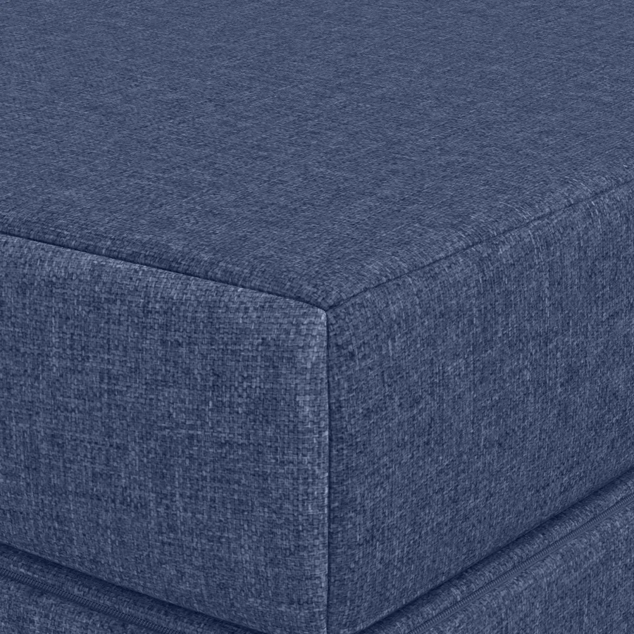Canapé-lit pliable 80 x 67 x 45 cm Bleu - 6