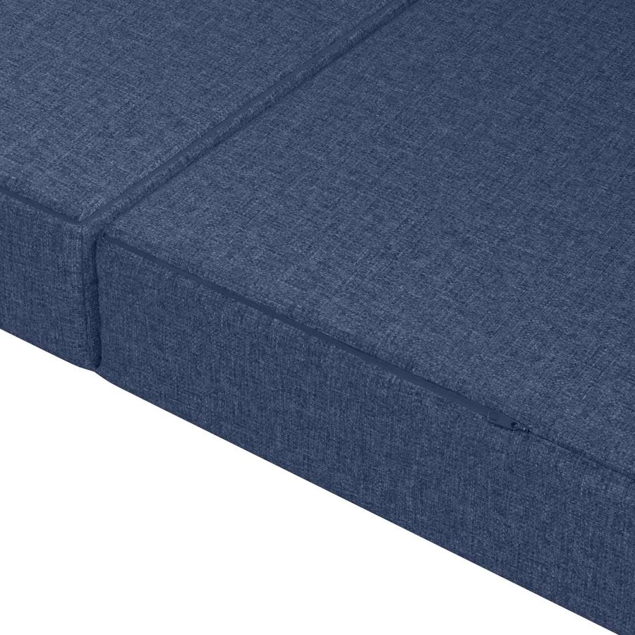 Canapé-lit pliable 80 x 67 x 45 cm Bleu - 7